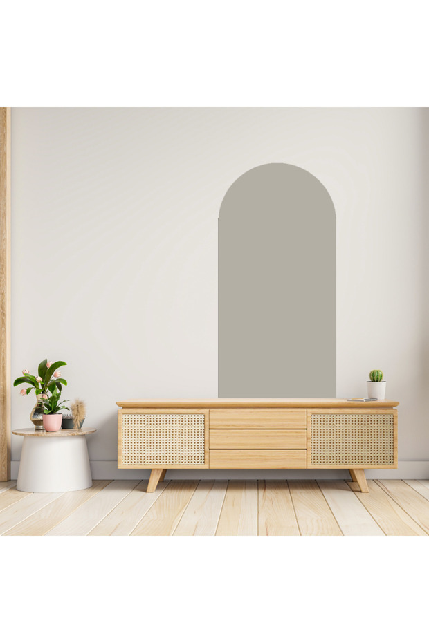 Boho Bohemian Style Oval Single Color Wall Sticker