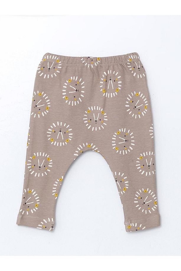 LCW baby Bisiklet Yaka Baskılı Kız Çocuk Sweatshirt ve Eşofman Alt 2'li - 3