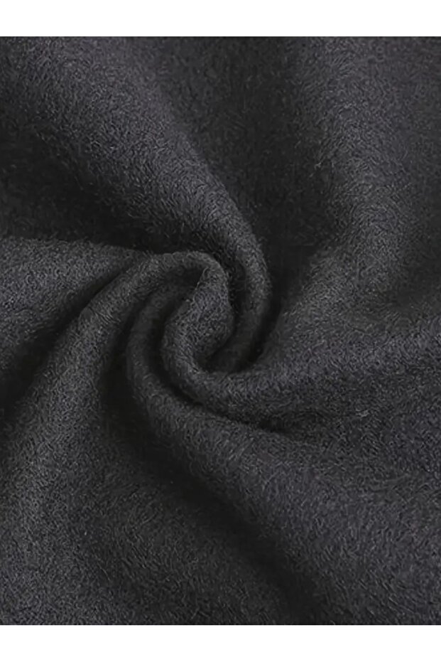 طقم بدلة رياضية أساسية شتوية سميكة بغطاء للرأس مكونة من خيطين للجنسين - 7