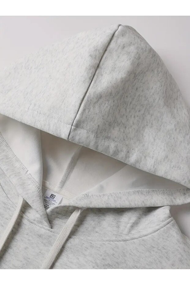 طقم بدلة رياضية أساسية شتوية سميكة بغطاء للرأس مكونة من خيطين للجنسين - 5