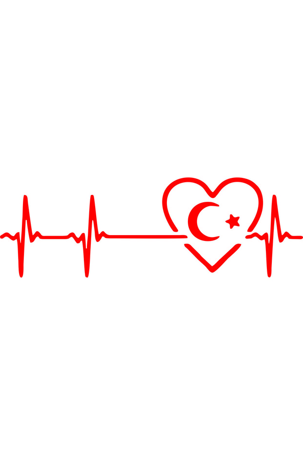 Heart and Moon Star Nabizoto Sticker (30X10Cm)