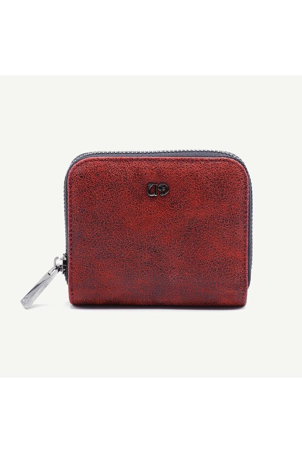 Uderra Women's Genuine Leather Red Mini Wallet - S1Kc0112