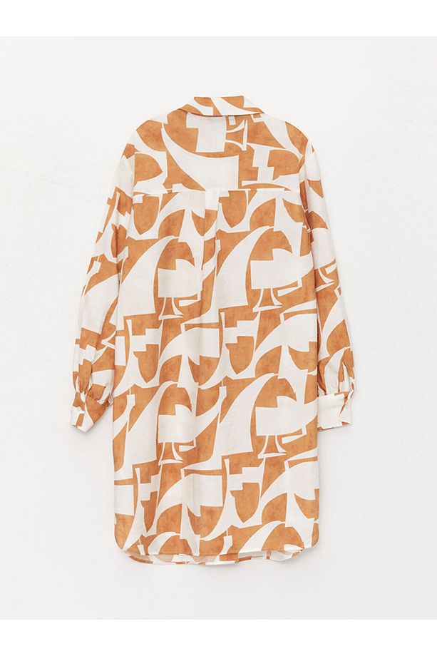 LCW Modest Desenli Kadın Gömlek Tunik - 7