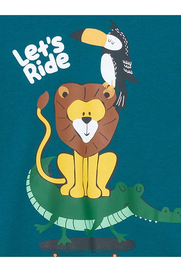LCW Kids Bisiklet Yaka Erkek Çocuk Pijama Takımı - 3