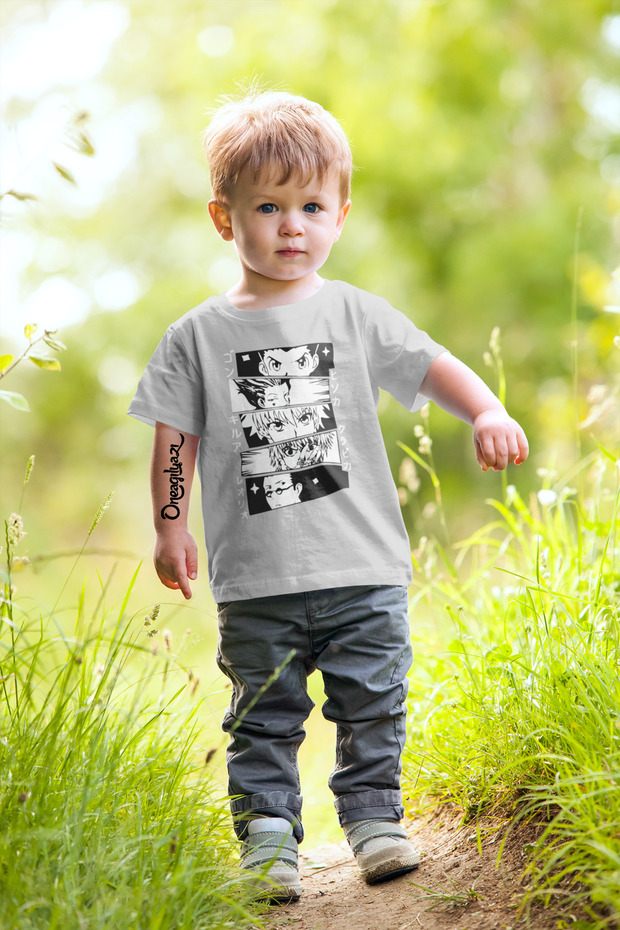 Anime Printed Children's Oversize T-Shirt