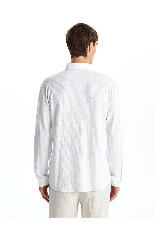 LCW Vision Regular Fit Uzun Kollu Erkek Gömlek - 4