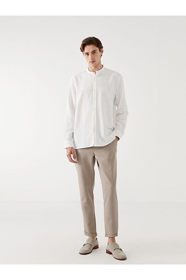 LCW Vision Regular Fit Uzun Kollu Poplin Erkek Gömlek - 2