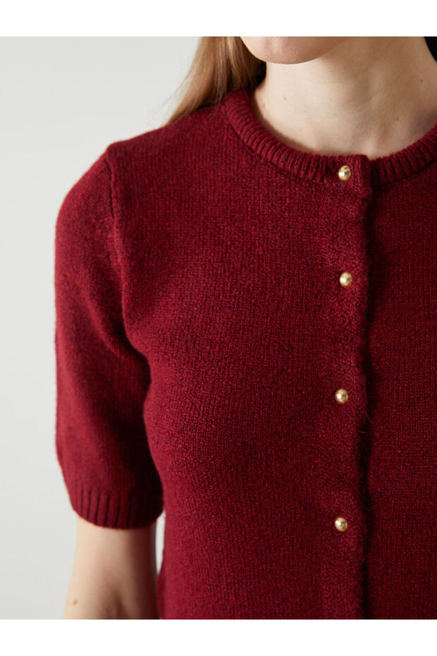 LCW Vision Bisiklet Yaka Kadın Triko Hırka - 3