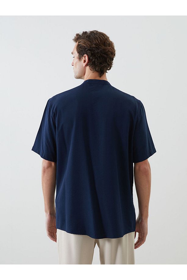 LCW Vision Regular Fit Gofre Erkek Gömlek - 4