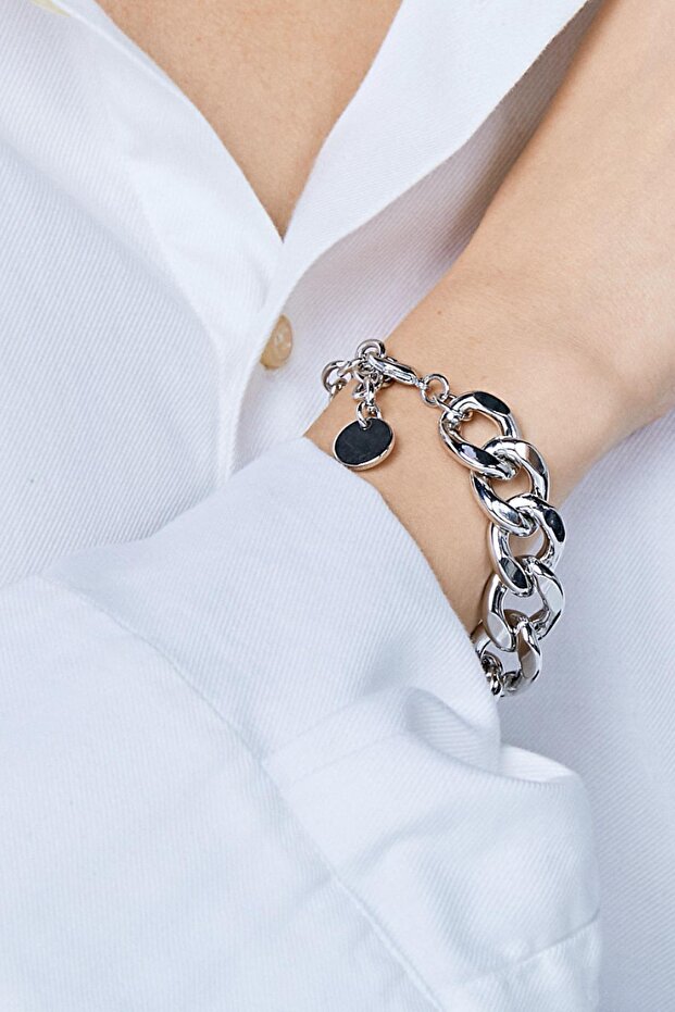 Kalın Zincir Bileklik - 1