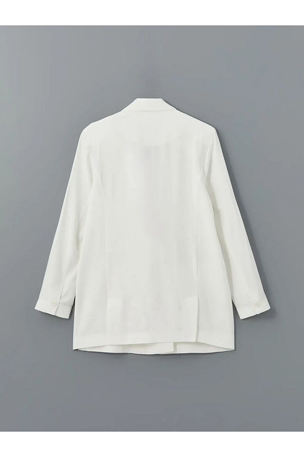 LCW Modest Ekru Kadın Blazer Ceket - 5