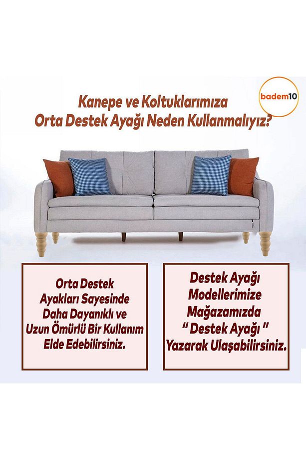 4 ADET Ahşap 17 cm Bağlantı Aparat Mobilya Koltuk Kanepe Berjer Ayağı Yükseltici Ayakları M8 Civata - 7