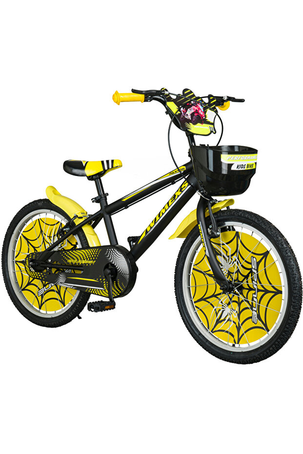 Bmx 20 Jant Wimexs 6-10 Yaş Siyah Sarı Çocuk Bisikleti