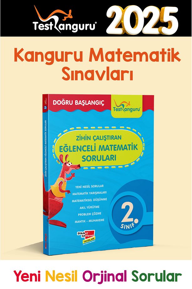 2. Sınıf Zihin Çalıştıran Eğlenceli Kanguru Matematik Soruları - 1