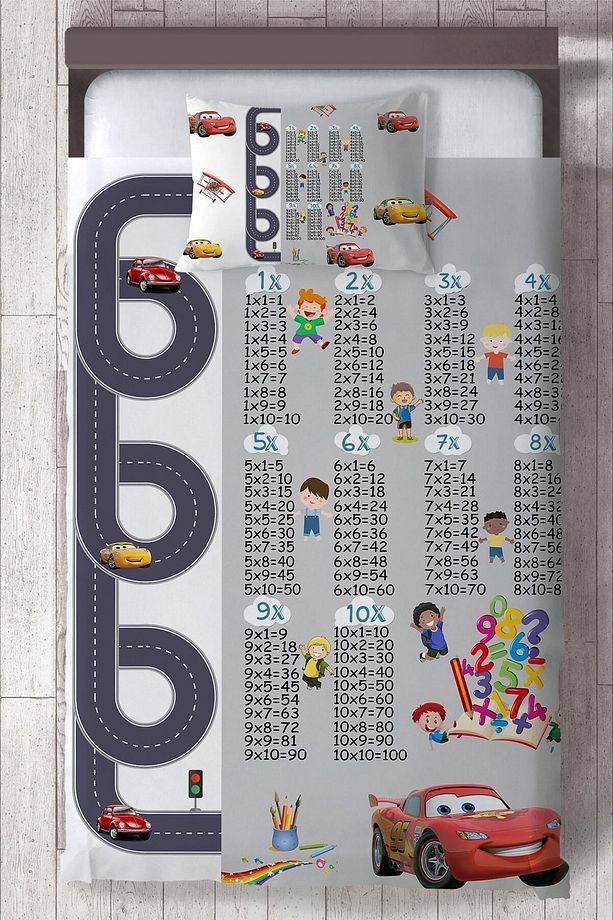 Bebek Ve Çocuk Odası Şimşek Mcqueen Yatak Örtüsü Mktyo-108 - 1