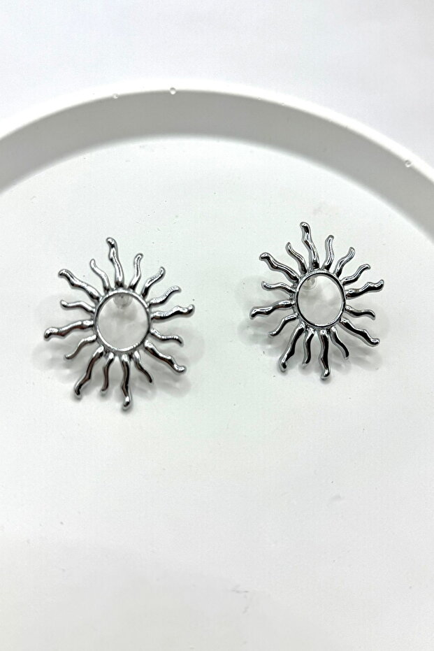 Women's Earrings Hollow Sun Model Earrings