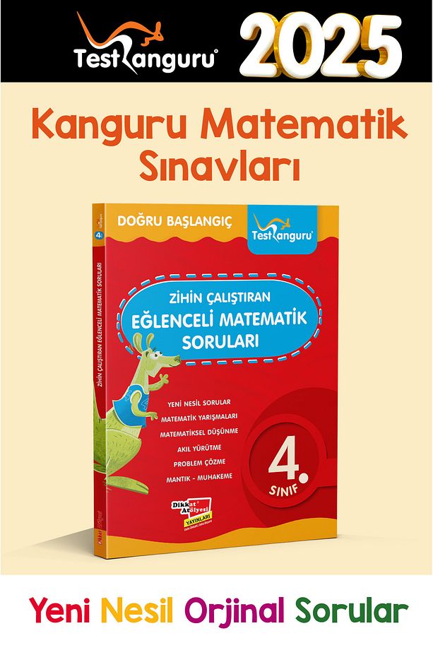 4. Sınıf Zihin Çalıştıran Eğlenceli Kanguru Matematik Soruları - 1