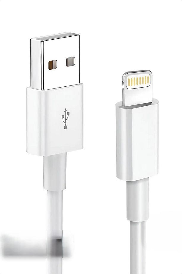 Iphone 6 6s 7 8 X Xs Xr 11 12 13 14 Pro Max Plus Hızlı Şarj Kablosu Usb To Lightning Beyaz - 1