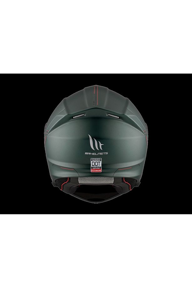 KASK MT GENESİS SV A2 ÇENE AÇILIR MAT YEŞİL - 3