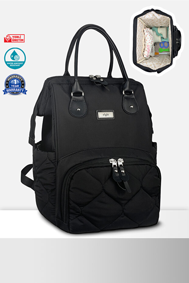 Victoria Kapitone Anne Bebek Bakım Sırt Çantası - 3