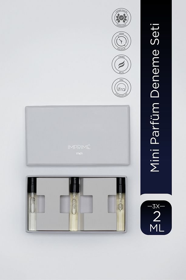 Mini Parfüm Deneme Seti 3 X 2 ml Erkek Seti ( Mer I Antique I Horizon ) - 1