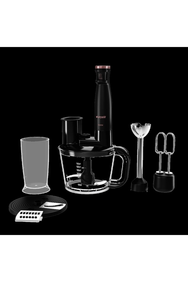 4lü Siyah Telveli Set - 2