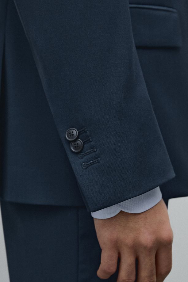 %100 yün klasik blazer - 4
