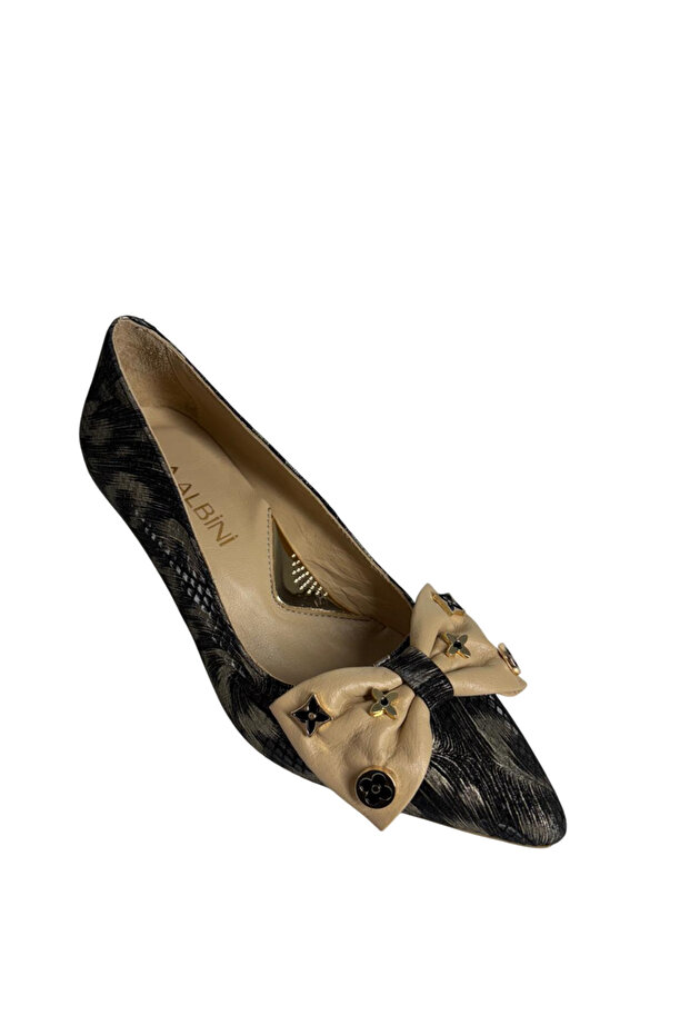 Albini Genuine Leather Women's Heeled Shoes