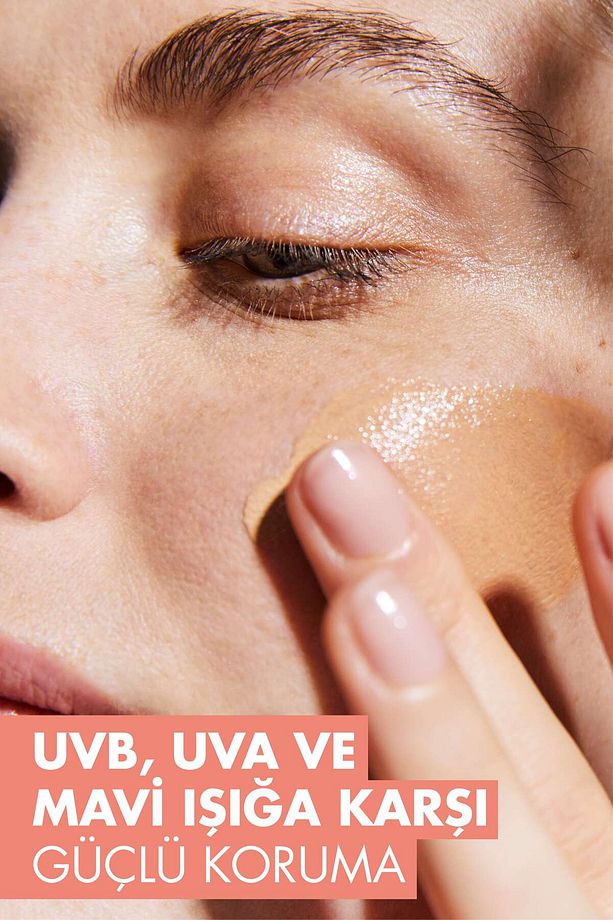Tinted Fluid SPF 50+ Normal ve Karma Ciltler için Yüksek Korumalı Renkli Güneş Kremi 50 ml - 5