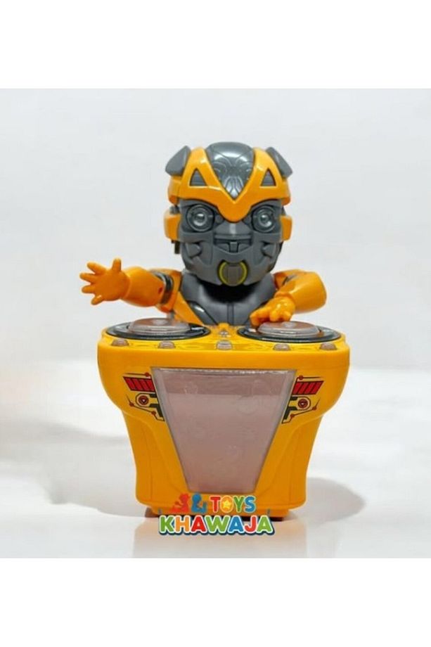 Transformers Işıklı Yürüyen Gezen DJ Kabini Bumblebee Robot - 3