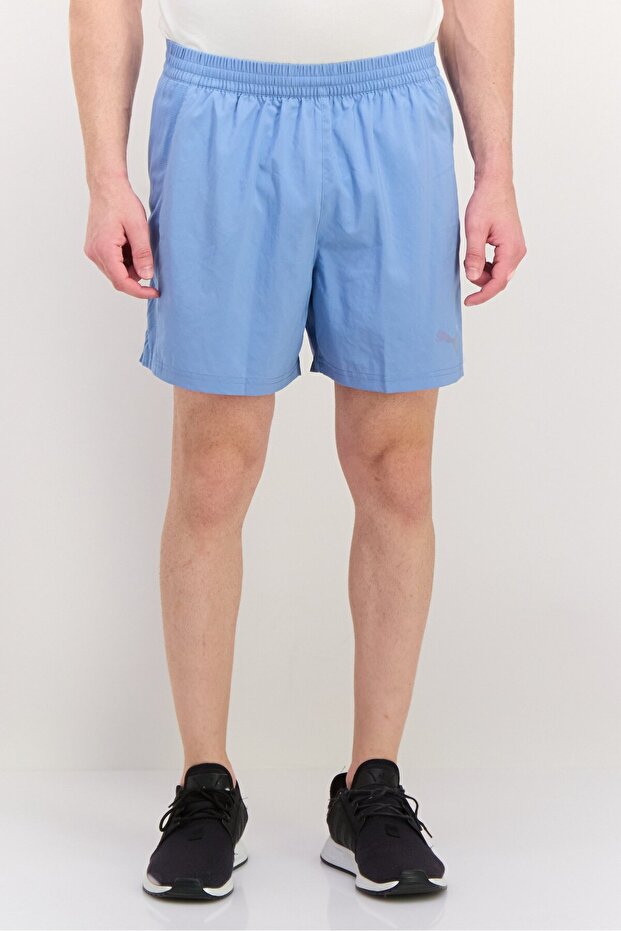 Men Sportswear Fit Training Shorts, Zen Blue