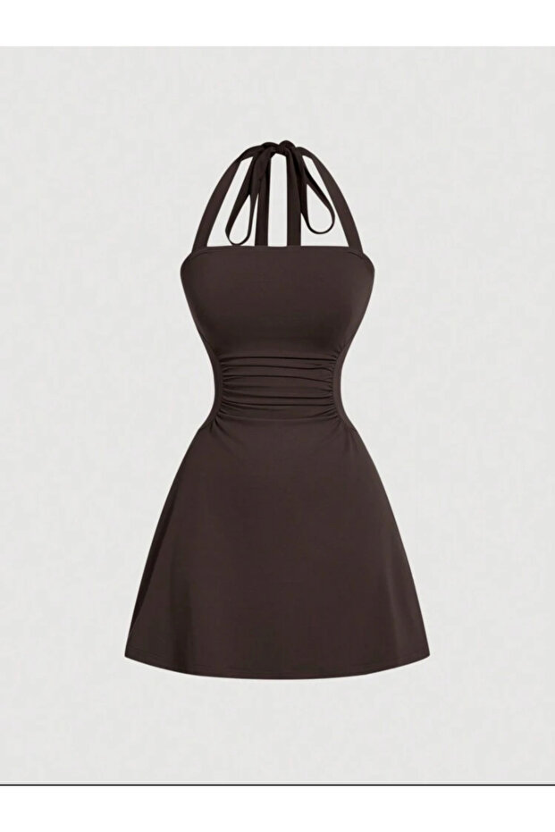 Naz - Halter Neck Mini Dress