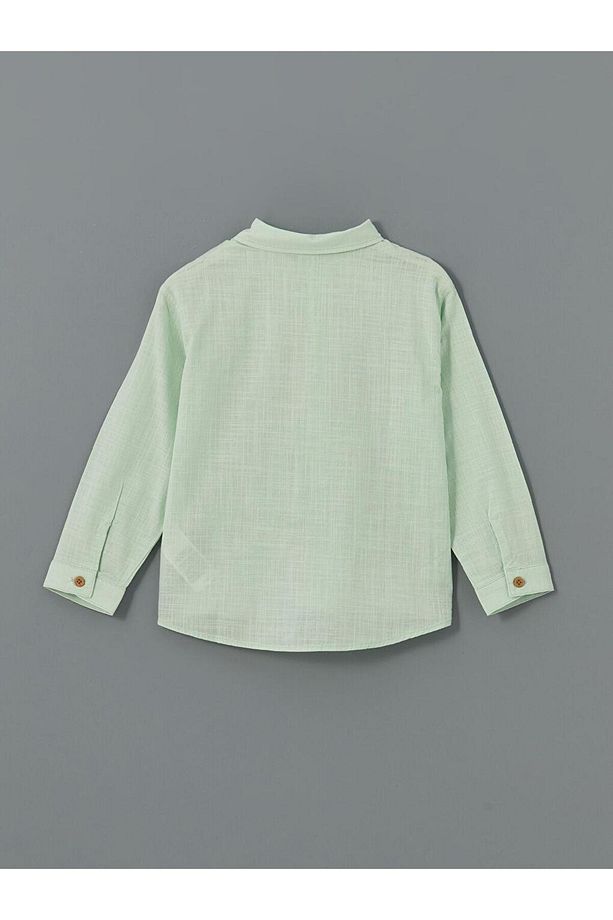 LCW Kids Basic Erkek Çocuk Gömlek ve Pantolon 2'li - 3