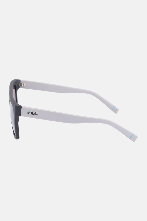Men SFI098 Smoke Mirror Sunglasses, Black - 2