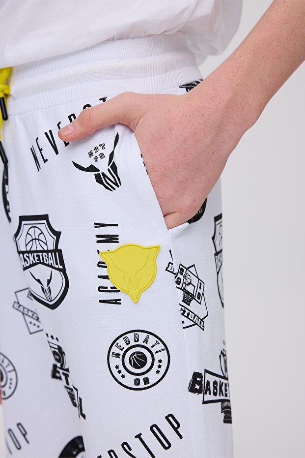 Bg Store Boy's Patterned Sweatpants - 3