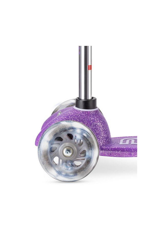 Mini Deluxe 3 Tekerlekli Scooter Fairy Glitter Led Mor - 5