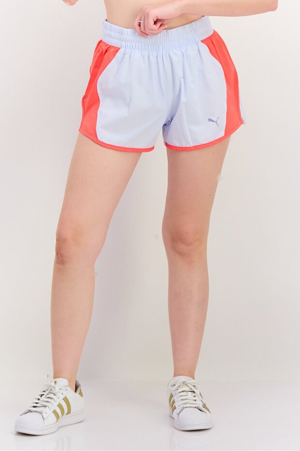 Women Sportswear Fit Training Shorts, Ice Blue