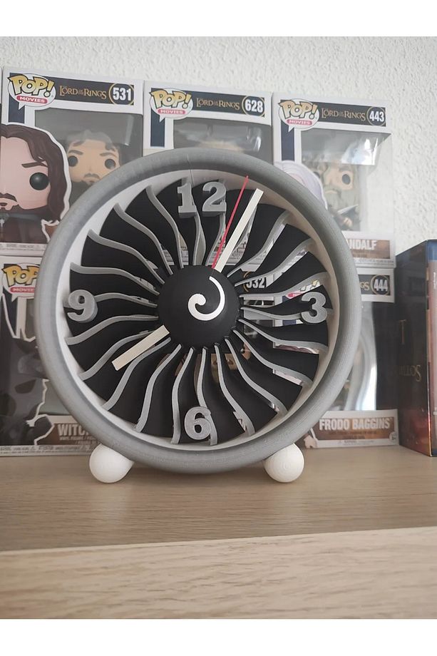 DUVAR SAATİ UÇAK MOTOR - 1