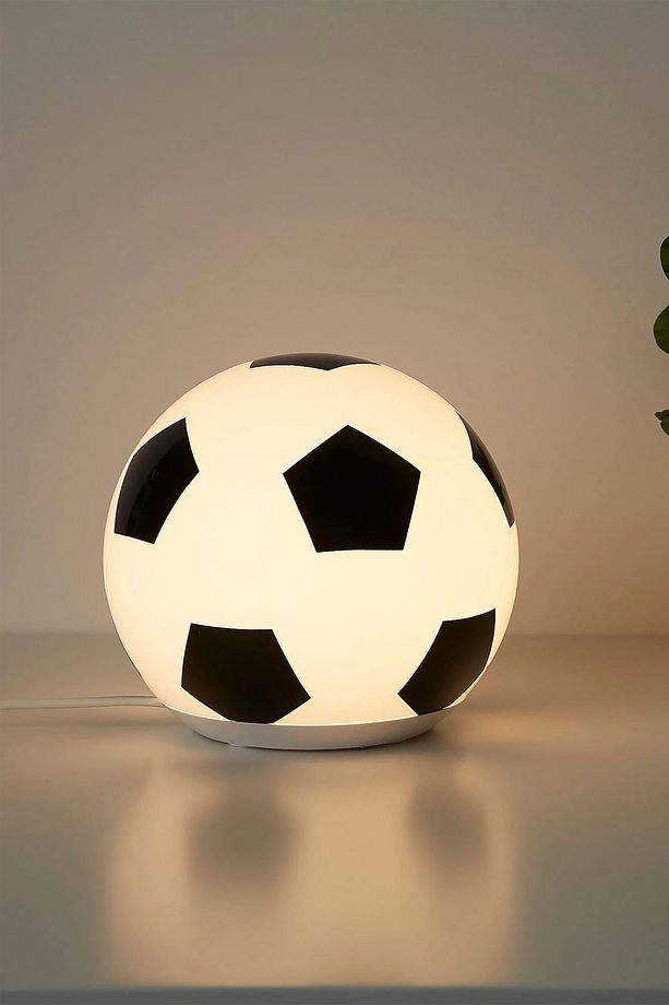 Futbol Topu Şekilli Masa Lambası Gece Lambası 17cm 200Lm JA051 - 1