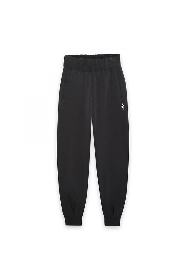 S242312 W Soft Touch  Sweatpant Siyah Kadın Eşofman Altı - 1