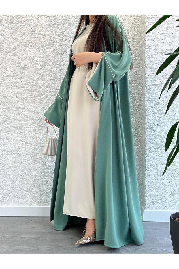 Set Mint Ayça Abaya - 6