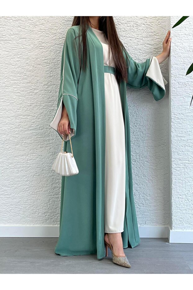 Set Mint Ayça Abaya - 5