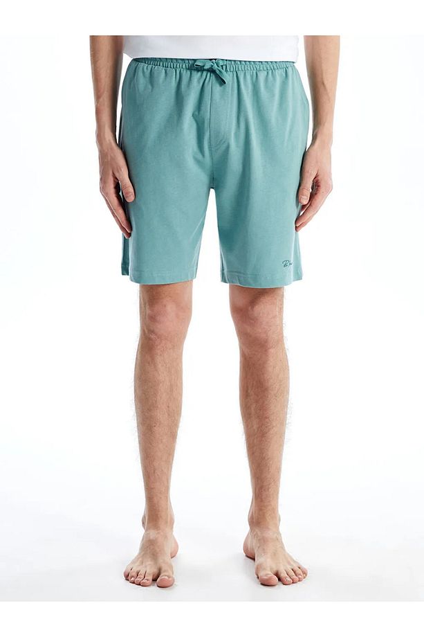 Slim Fit Erkek Pijama Alt Şort - 2