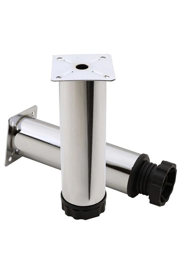 Hobit Ayarlanabilir Metal 15 Cm Krom Mobilya Kanepe Koltuk Baza Yükseltici Destek Ayağı Ayakları. - 6