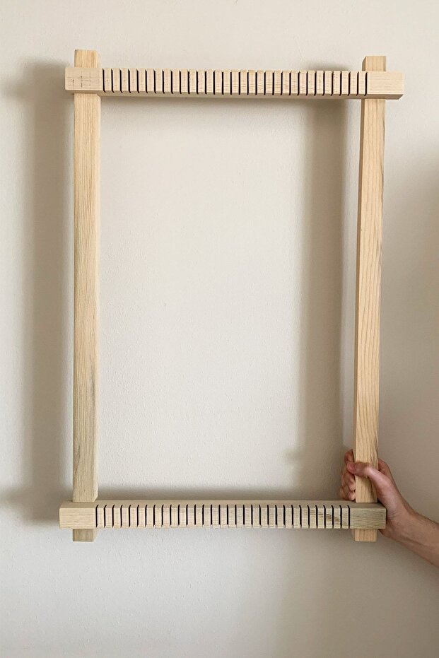 Wooden Carpet Webbing Bench Set