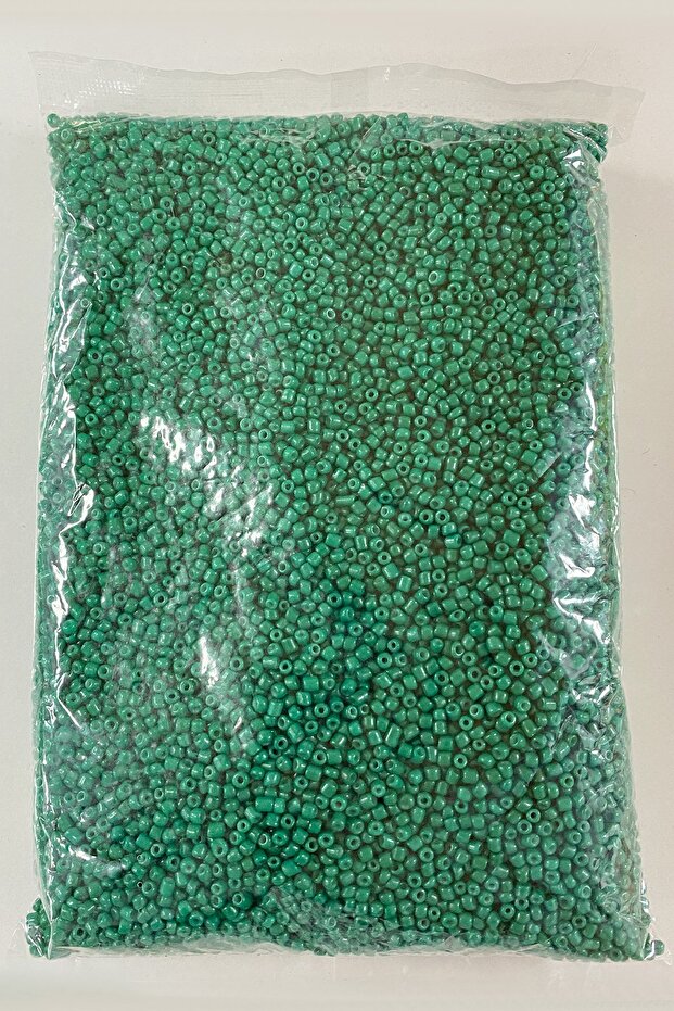 Matte Green Sand Beads 3 Mm 500 Gr