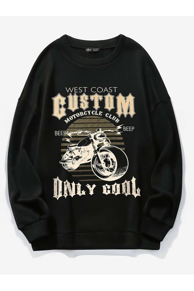 Women'S/Men's Unisex Stylish Comfortable Cotton Special Design Sweatshirt 2563