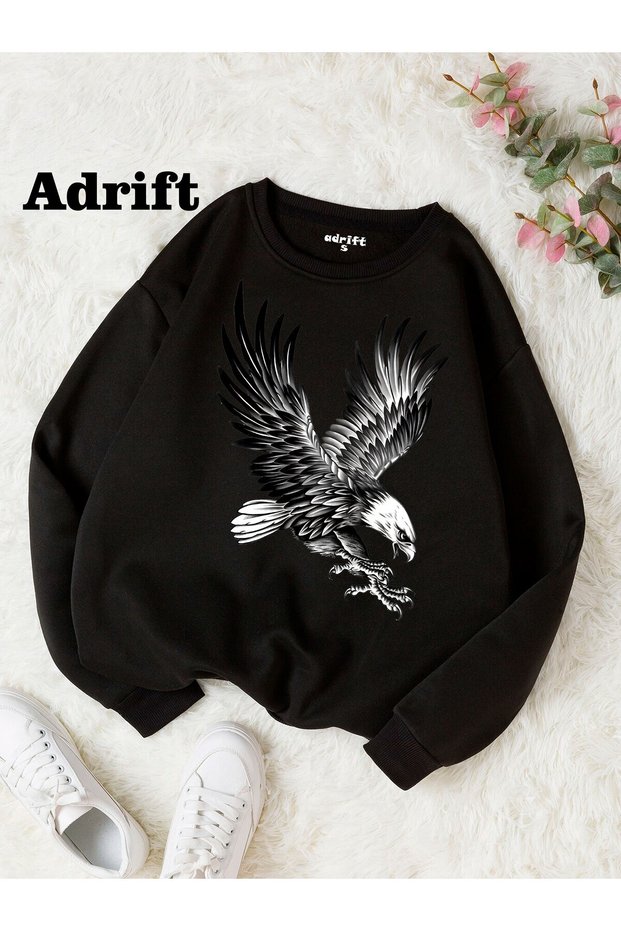 Eagle Mole Street Trend Design Harajuku/Gothic Black