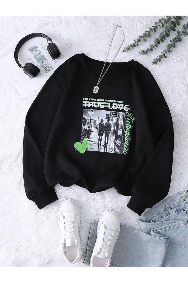 Women'S/Men's Unisex Stylish Comfortable Cotton Special Design Sweatshirt 1518