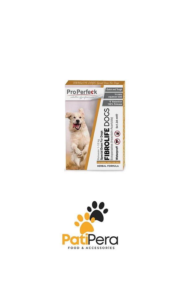 Pro Perfeck Köpek Ense Bit Pire Deri Bakımı Bitkisel Damla Dış Parazit ( 1-10 kg ) 5 Adet Tüp - 1